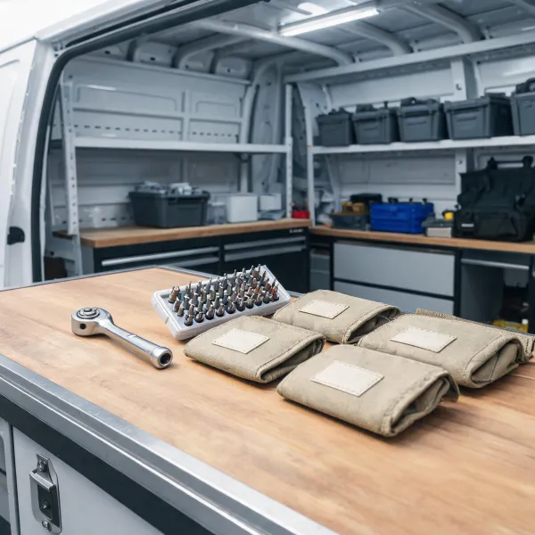 Mobile service compact hand tool kit