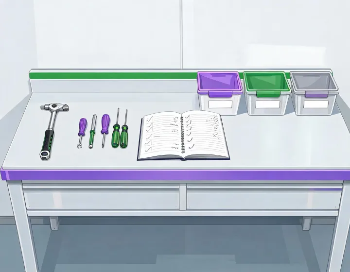 Wera service bench illustration